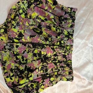 Floral Print Shorts with Elastic Waistband